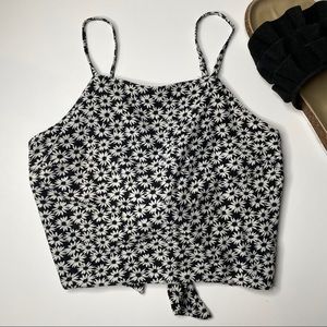 AE tie back square neck top